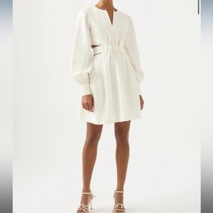 Aje Spectral V-Neck Mini Dress